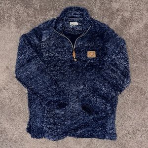 Shelly Cove Sherpa Quarter Zip // SIZE S